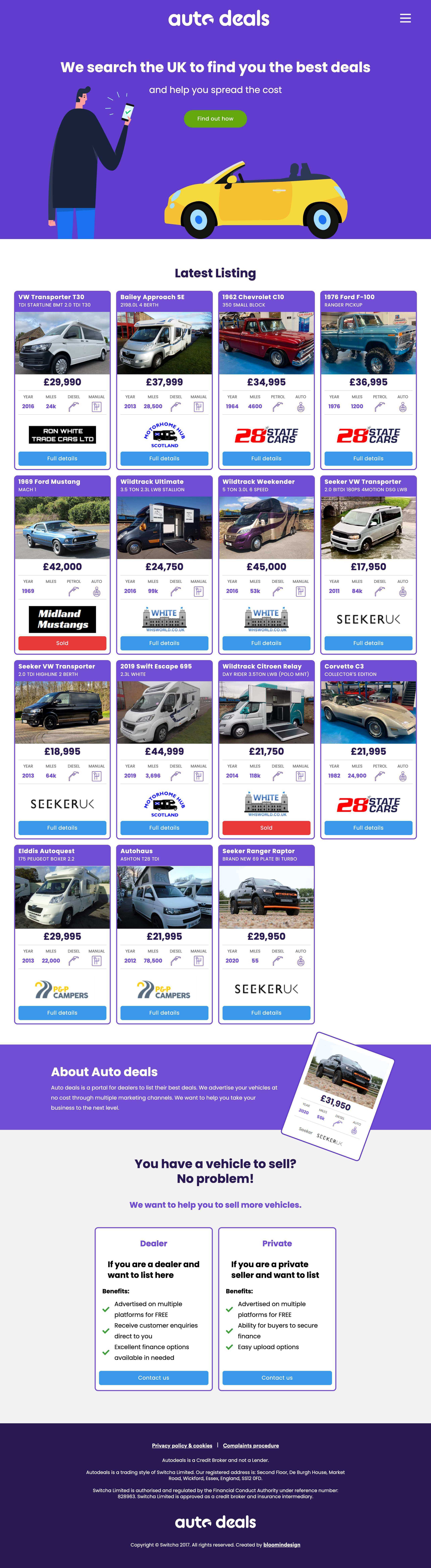 Auto deals