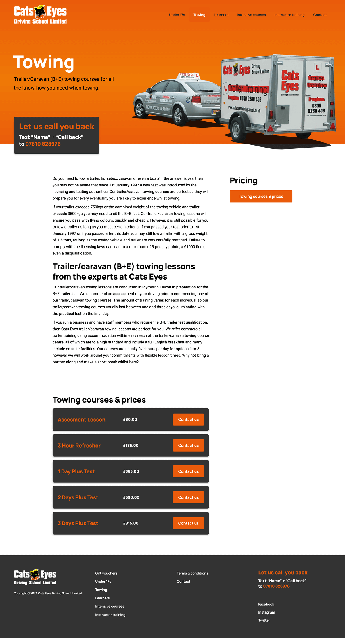 Cats Eyes Driving School